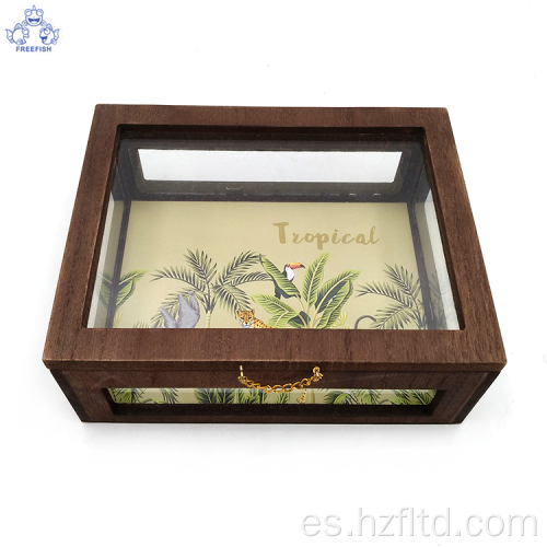 Caja organizadora de joyas de MDF